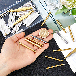 30Pcs 430 Stainless Steel Notebook Edge Clips&nbsp;STAS-FH0005-59G