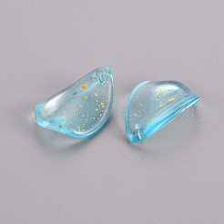 Transparent Spray Painted Glass Pendants&nbsp;GLAA-T016-38-C03
