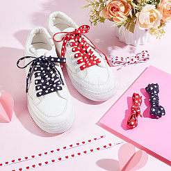 6 Pairs 3 Colors Polyester Shoelaces&nbsp;DIY-GA0008-77