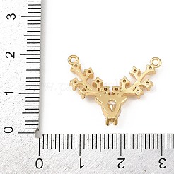 Brass Micro Pave Cubic Zirconia Pendants&nbsp;KK-F919-29G-02