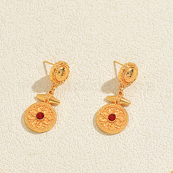 Alloy Rhinestone Stud Dangle Earrings for Women&nbsp;XJ2784-2