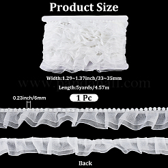5 Yards Polyester Lace Ribbons&nbsp;OCOR-GF0006-14A-02