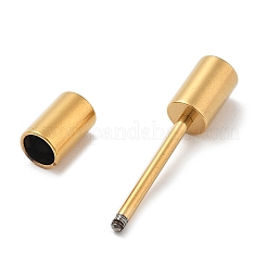 304ステンレススチール製ネジ留め  イオンプレーティング（ip）  ゴールドカラー  24.5mm  穴：3.5mm&nbsp;STAS-V008-19G