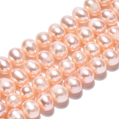 Natural Cultured Freshwater Pearl Beads Strands&nbsp;PEAR-N013-06D