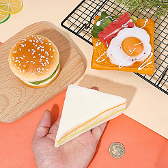 3個 3スタイル PUレザー 食品模型 ディスプレイ装飾  ホームオフィスのデスクトップ装飾用  ミックスカラー  82~137x68~114x35~61mm  1個/スタイル&nbsp;AJEW-SC0004-16