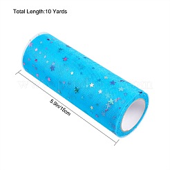 Star Sequin Deco Mesh Ribbons&nbsp;OCOR-P010-F09