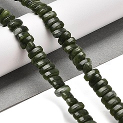 天然中国南部翡翠ビーズ連売り  長方形  9x4x4.5mm  穴：1mm  約93個/連  15.28''（38.8センチメートル）&nbsp;G-Q167-B01-09