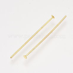鉄平頭ピン  ニッケルフリー  ゴールドカラー  50x0.8mm  約4000個/1000g  ヘッド：1.8mm&nbsp;IFIN-HP5.0cmCY-G-NF