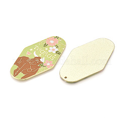 Rack Plating Alloy and Enamel Big Pendants&nbsp;X1-ENAM-T021-29L