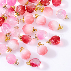 36Pcs 3 Colors Glass Pendants&nbsp;GLAA-GA0001-95