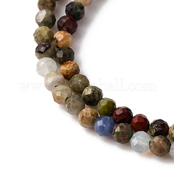 Natural Unakite Beads Strands&nbsp;G-L629-B06-2mm