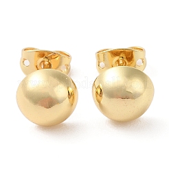 Rack Plating Brass Stud Earrings for Women&nbsp;EJEW-G394-18C-G