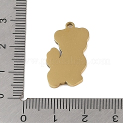 201 Stainless Steel Pendants&nbsp;STAS-C095-18G