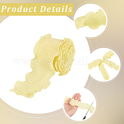 チロリアンテープ  服飾材料  きいろ  1-1/2~2インチ（39~50mm）&nbsp;OCOR-CY0003-86C