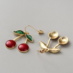 Alloy Enamel Dangle Earrings&nbsp;EJEW-WH0018-53KCG