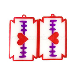 Valentine's Day Theme Food Grade Pendant Silicone Molds&nbsp;DIY-D050-13