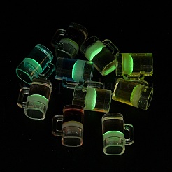 Luminous Resin Miniatures Beer for Dollhouse Kitchen Micro Landscaping Decoration&nbsp;RE-CBAC39A-03