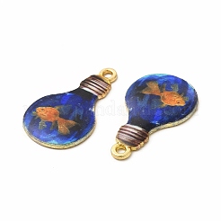 Alloy Printed Pendants&nbsp;PALLOY-D581-02J