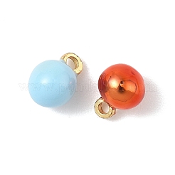 Brass Enamel Pendants&nbsp;KK-K364-17B-G