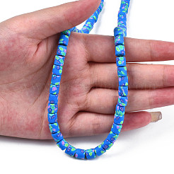 Handmade Polymer Clay Bead Strands&nbsp;CLAY-T020-10F
