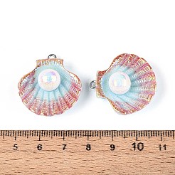 Opaque Resin Pendants&nbsp;RESI-T056-02M