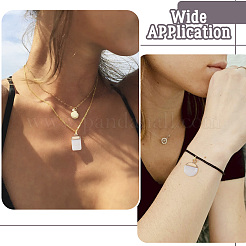 Electroplate Natural Freshwater Shell Pendants&nbsp;SHEL-TA0001-05
