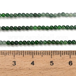 グラデーションカラーの天然翡翠ビーズの連  スムーズなラウンド  2~2.5mm  穴：0.5~0.6mm  約170~172個/連  15.47~15.63''（39~39.7センチメートル）&nbsp;GG-CBA4399-B01-01