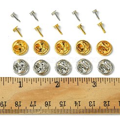 100Pcs 2 Colors Iron Butterfly Clutches Pin Backs&nbsp;IFIN-FS0001-37