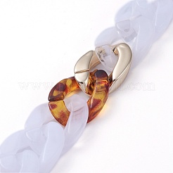 Handmade CCB Plastic Curb Chains&nbsp;AJEW-JB00680-06