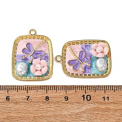 Alloy Enamel Pendants&nbsp;ENAM-B028-07KCG