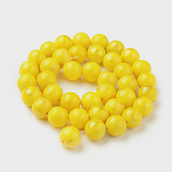 Natural Mashan Jade Beads Strands&nbsp;X-G-F670-A10-10mm