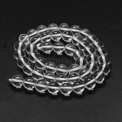 Natural Quartz Crystal Beads Strands&nbsp;G-K285-04-6mm
