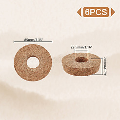 コルクボトルストッパー  ボトルタンピオン  フラットラウンド  ペルー  85x20mm  内径：29.5mm&nbsp;FIND-WH0152-686B