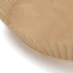 エアフライヤー使い捨て紙ライナー  ノンスティックマット羊皮紙木材パルプ紙皿  バリーウッド  160x45mm&nbsp;DIY-F099-01