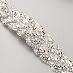 Alloy Rhinstone Chain Belt&nbsp;AJEW-WH20072-39D