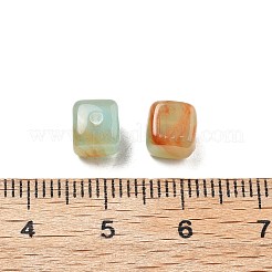 透明なアクリルビーズ  正方形  6x6x6mm  穴：1.5mm  約400個/100g&nbsp;TACR-P013-A03-A