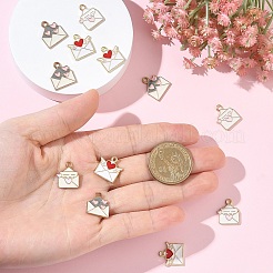 12Pcs 3 Styles Alloy Enamel Pendants&nbsp;ENAM-YW0006-80