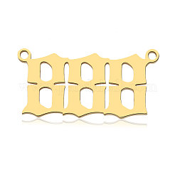 イオンプレーティング（IP）201ステンレスペンダント  数  18KGP本金メッキ  NUM。8  12~14x18~26x1mm  穴：1.4mm&nbsp;STAS-N090-LA866-8LG