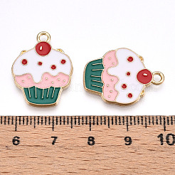 Eco-Friendly Alloy Enamel Pendants&nbsp;X-ENAM-Q437-017-NR