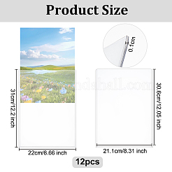 12Pcs Plastic Card Protector&nbsp;AJEW-OC0013-32B