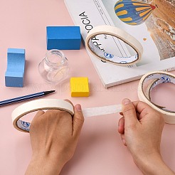 マスキングテープ  画材や工芸品のラベルテープ  フラット  ホワイト  15mm  約20m /ロール&nbsp;LS-AJEW-D049-01A