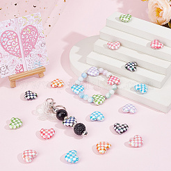 36Pcs UV Plating Opaque Acrylic Beads&nbsp;MACR-SC0001-87