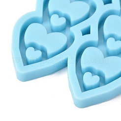 Heart Pendant Silicone Molds&nbsp;DIY-P022-15