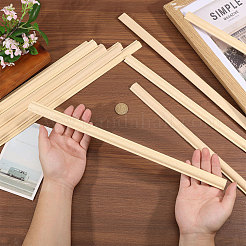 木製クラフトスティック  木目模様の装飾  トウモロコシの穂の黄色  400x20x6.5mm&nbsp;DIY-WH0622-410