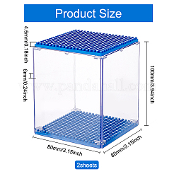 ABS Plastic Minifigure Display Cases&nbsp;AJEW-WH0014-07A
