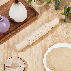 Wooden Rolling Pin&nbsp;AJEW-WH20141-42A