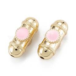 Real 18K Gold Plated Brass Tube Beads&nbsp;KK-A155-20G