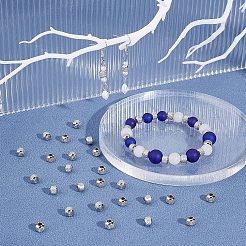 201ステンレススチールビーズ100個  ロンデル  ステンレス鋼色  6x5.5mm  穴：2mm&nbsp;STAS-UN0025-23