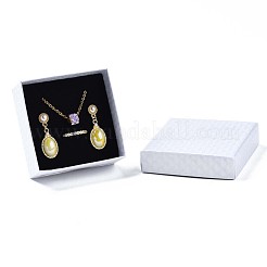Square Cardboard Jewelry Boxes&nbsp;CBOX-N012-34B