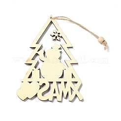 Christmas Wooden Pendant Decorations&nbsp;LS-HJEW-K037-01A